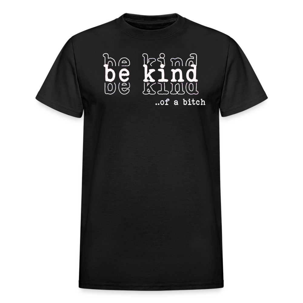 be kind of a Bish Cotton Adult T-Shirt - black