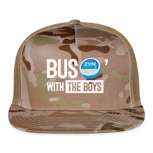 BusZyn Trucker Cap - MultiCam\tan