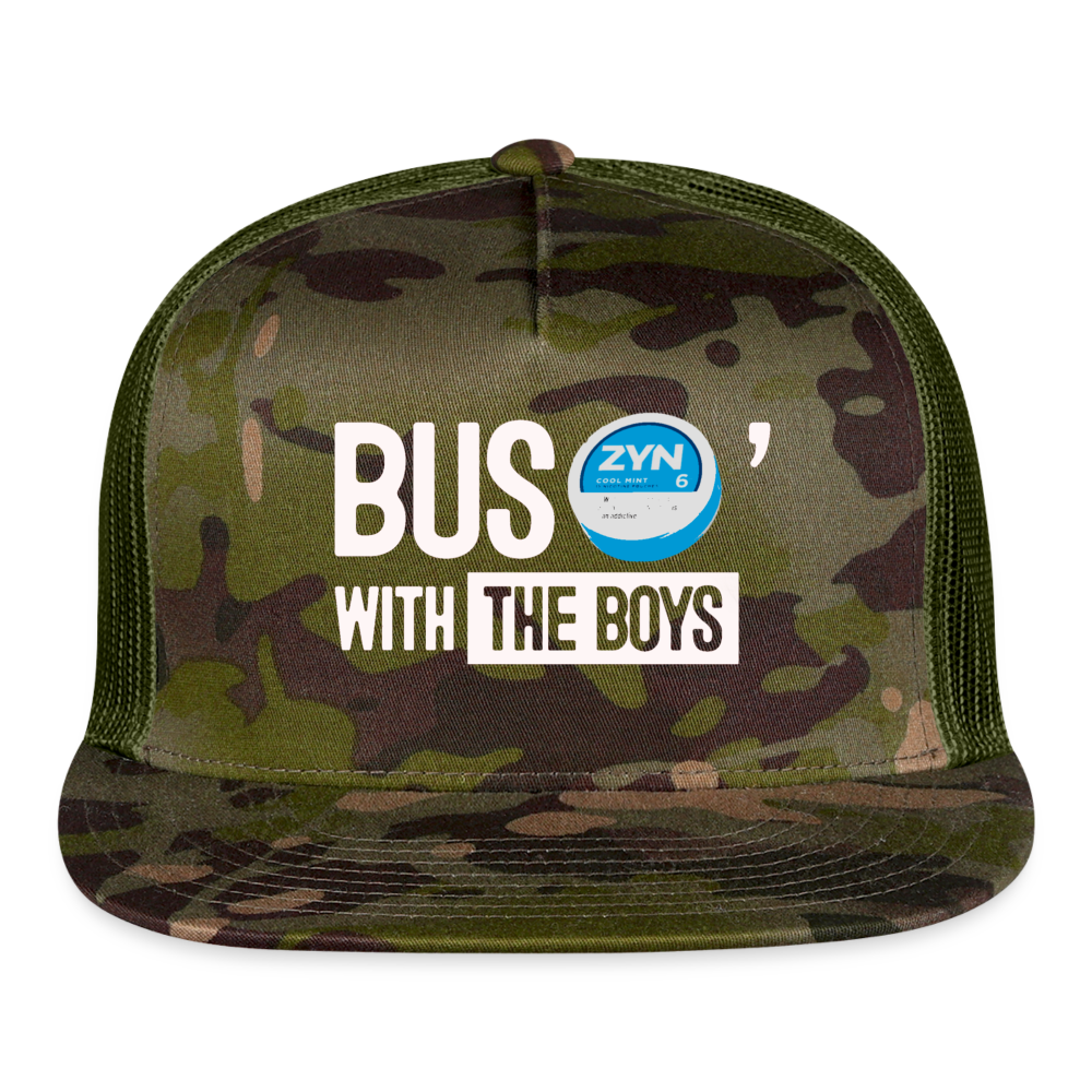BusZyn Trucker Cap - MultiCam\green