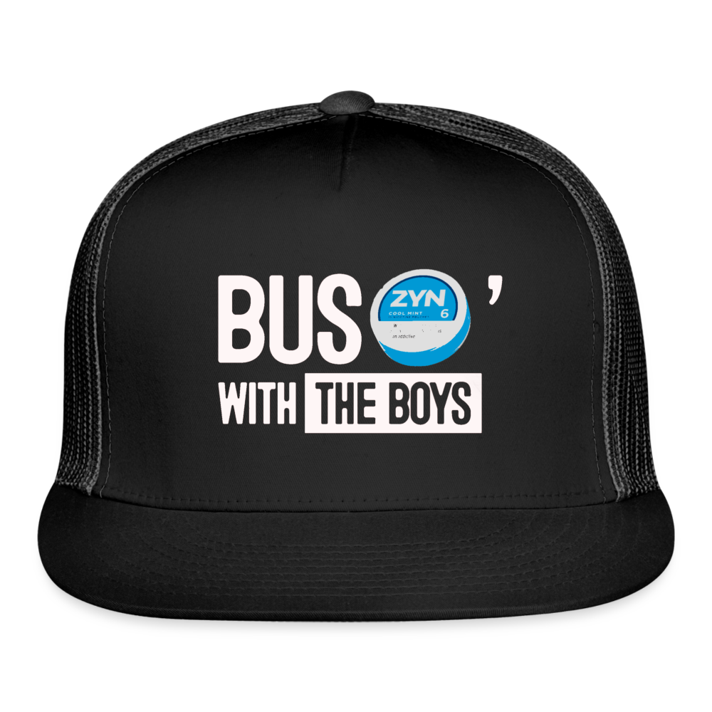 BusZyn Trucker Cap - black/black