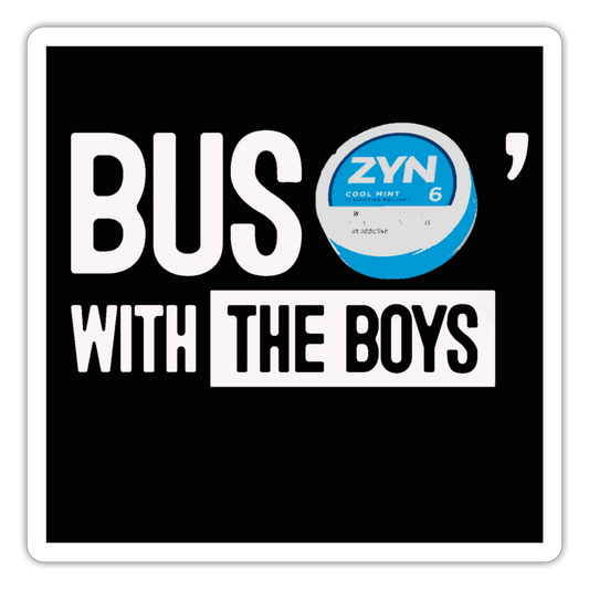 BusZyn Sticker - white matte