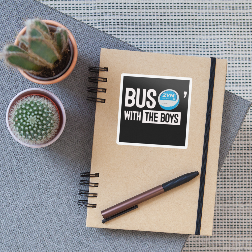BusZyn Sticker - white matte
