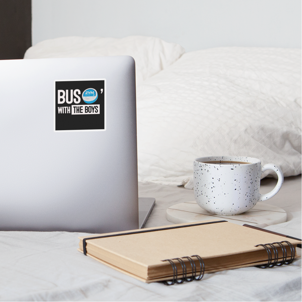 BusZyn Sticker - white matte