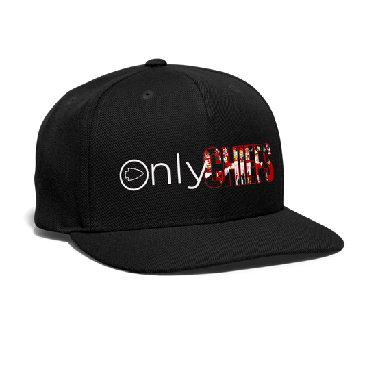 Onlychiefs Snapback Baseball Cap - black
