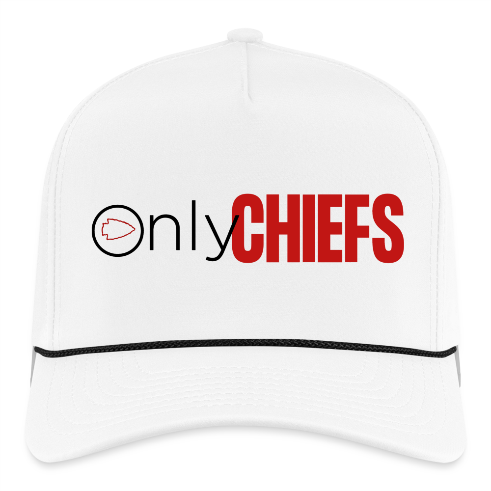 Only Chiefs Rope Cap - white/black