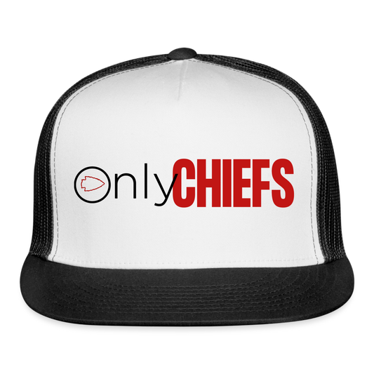Only Chiefs Trucker Cap - white/black