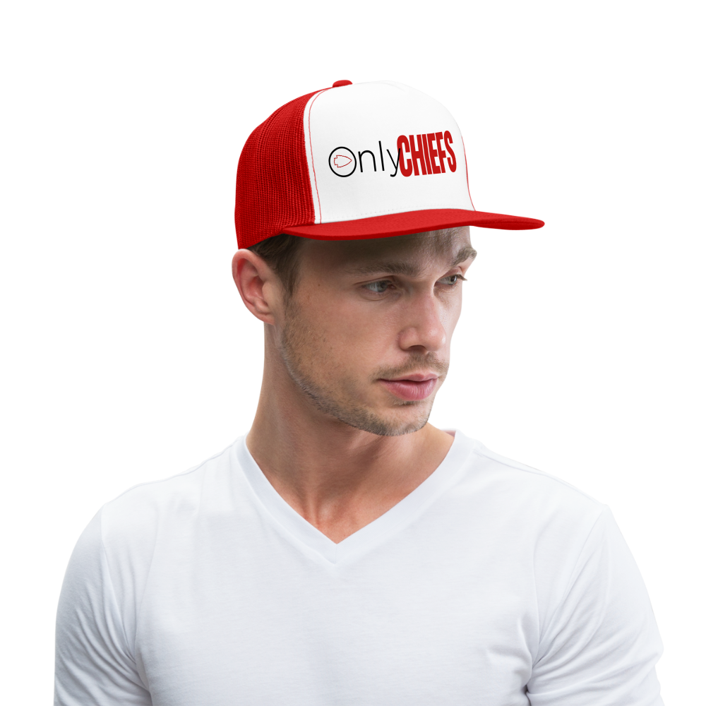 Only Chiefs Trucker Cap - white/red