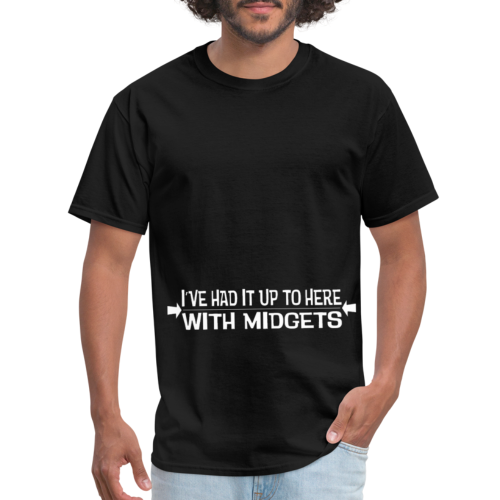 Short Attention Unisex Classic T-Shirt - black
