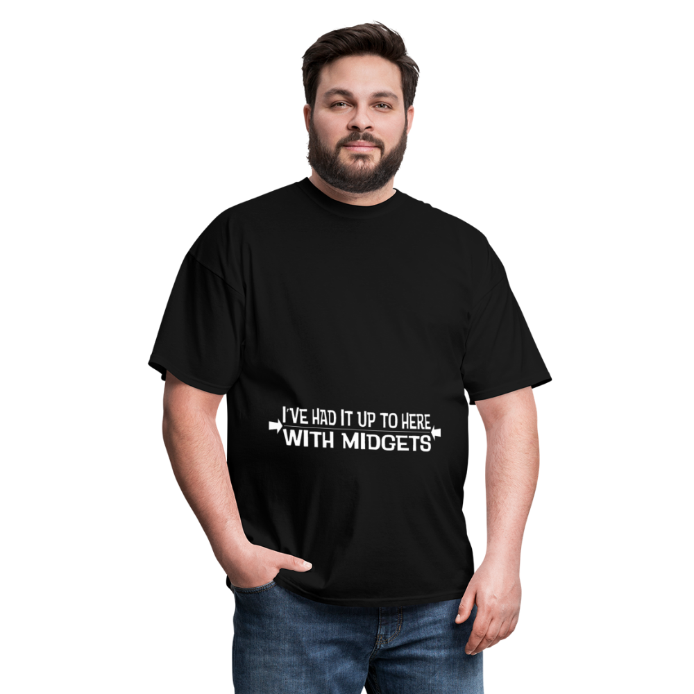 Short Attention Unisex Classic T-Shirt - black