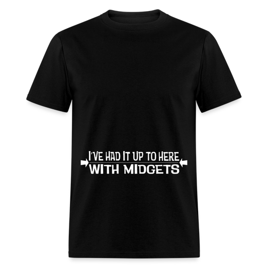Short Attention Unisex Classic T-Shirt - black