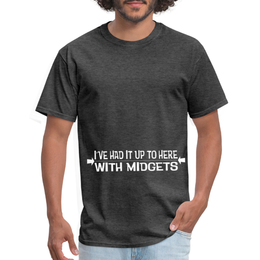 Short Attention Unisex Classic T-Shirt - heather black