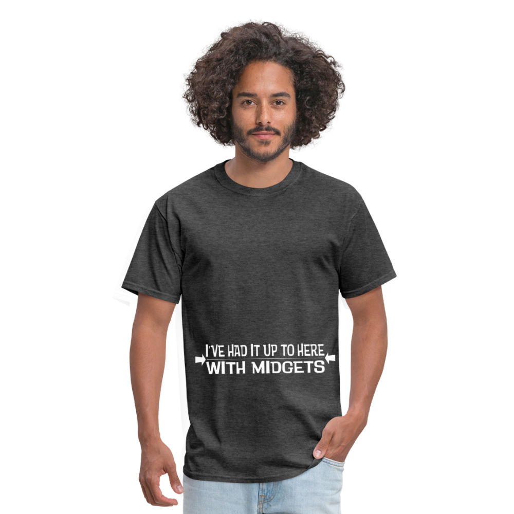 Short Attention Unisex Classic T-Shirt - heather black