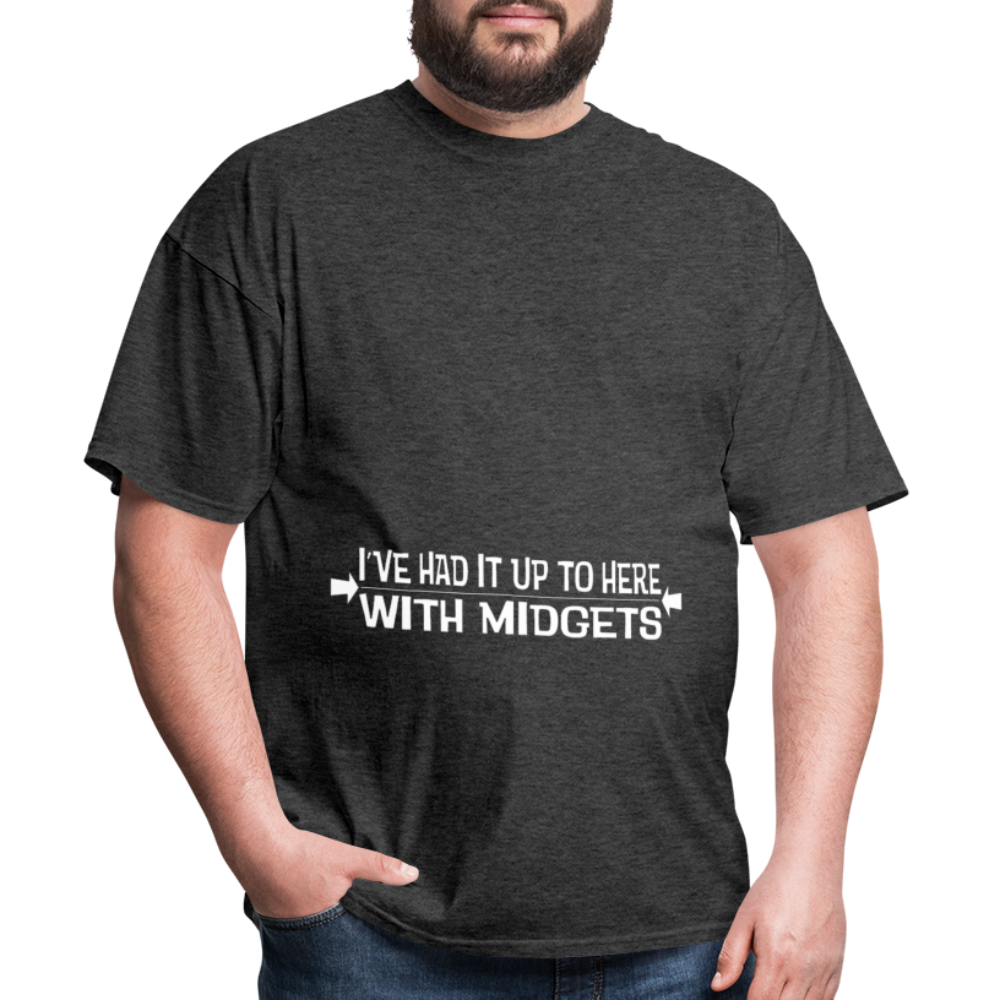 Short Attention Unisex Classic T-Shirt - heather black