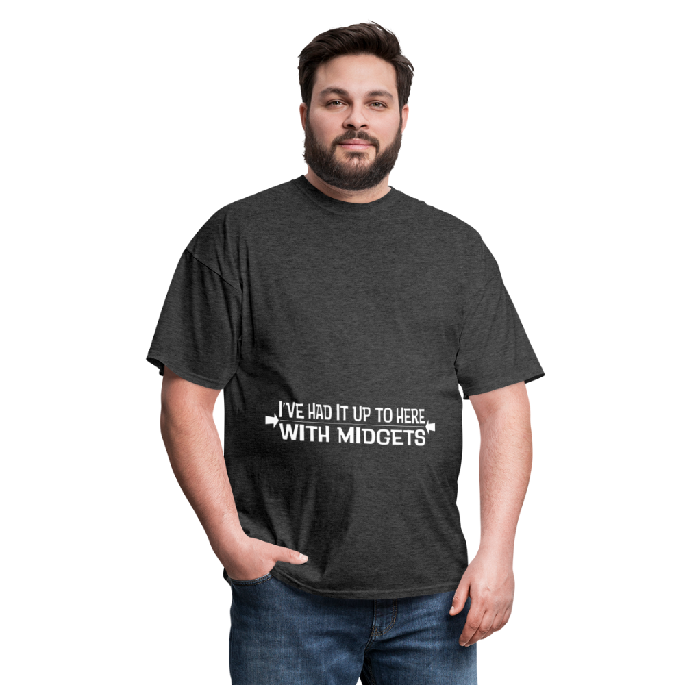 Short Attention Unisex Classic T-Shirt - heather black