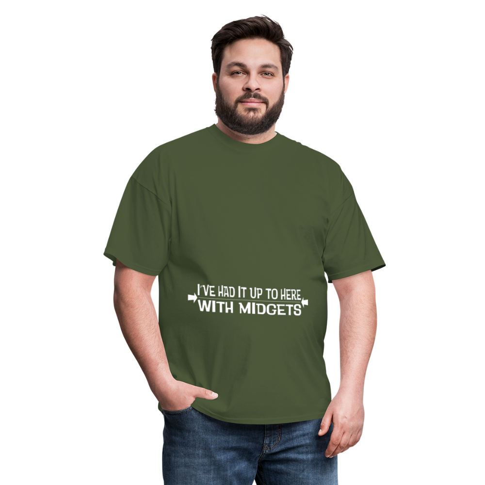 Short Attention Unisex Classic T-Shirt - military green