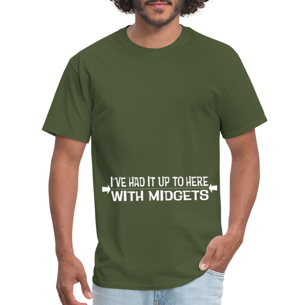 Short Attention Unisex Classic T-Shirt - military green