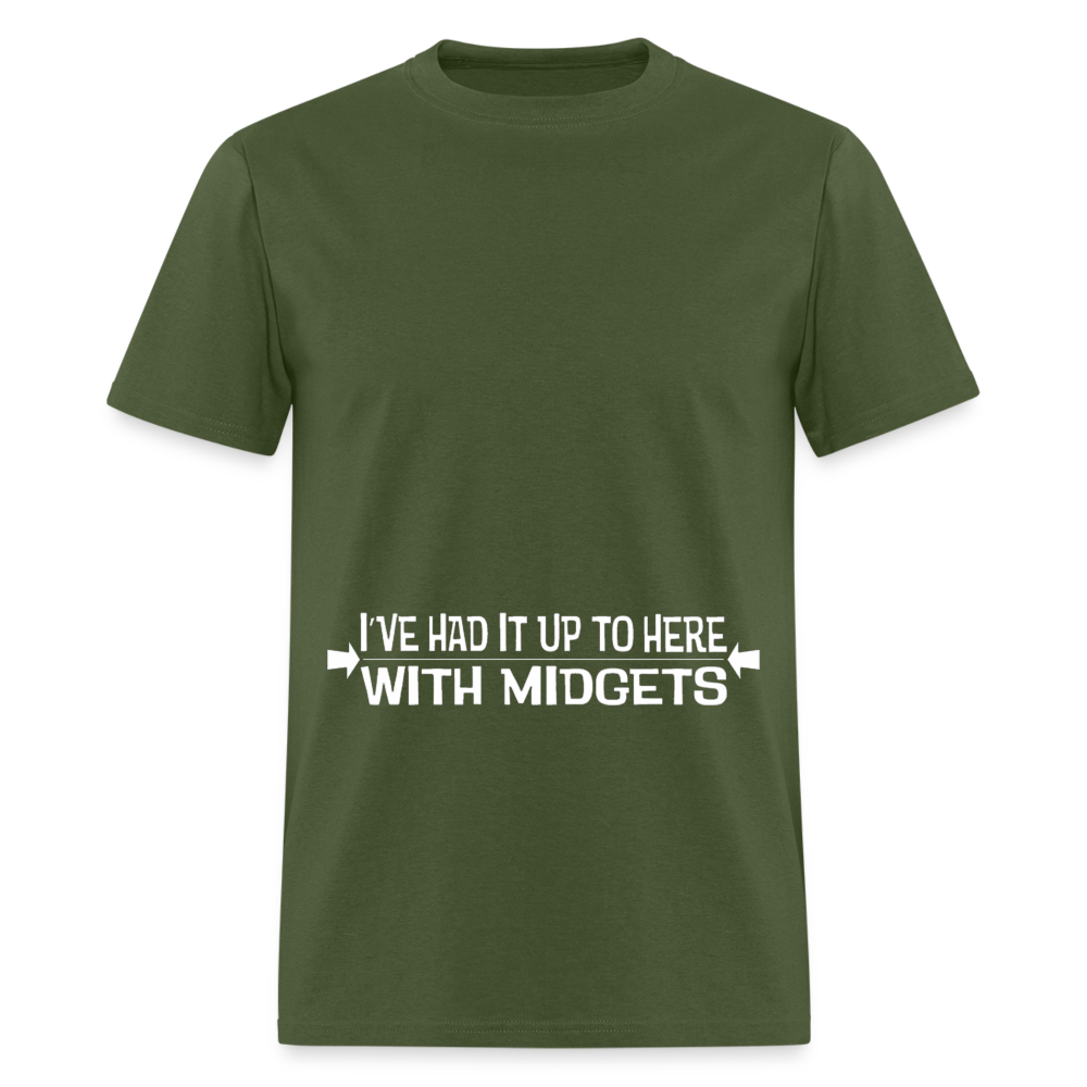 Short Attention Unisex Classic T-Shirt - military green