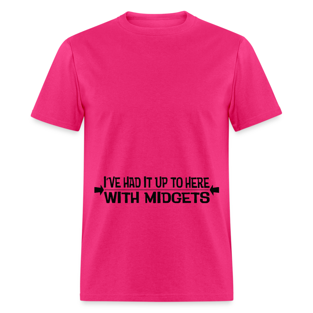 Short attention Unisex Classic T-Shirt - fuchsia