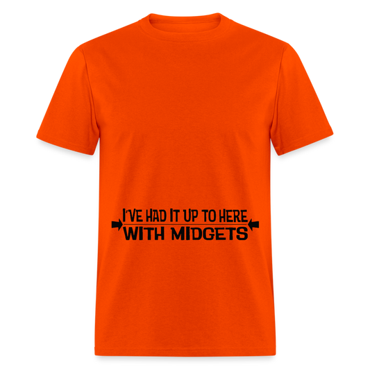 Short attention Unisex Classic T-Shirt - orange
