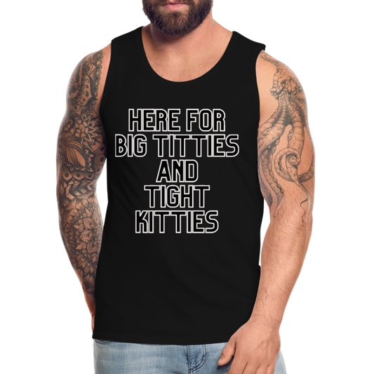 Lake vibes Men’s Premium Tank - black