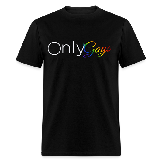 OnlyGays Unisex Classic T-Shirt - black