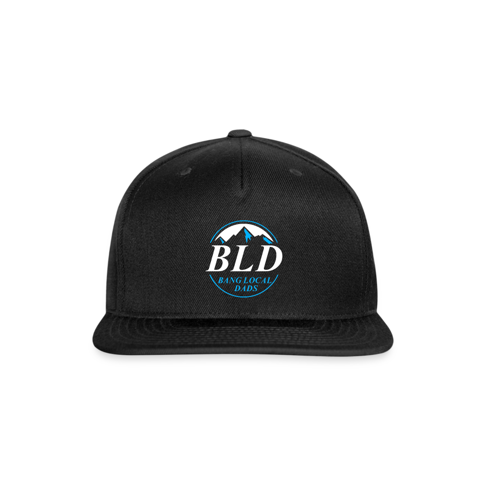 Bang Local Dads Snapback Baseball Cap - black