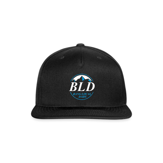 Bang Local Dads Snapback Baseball Cap - black