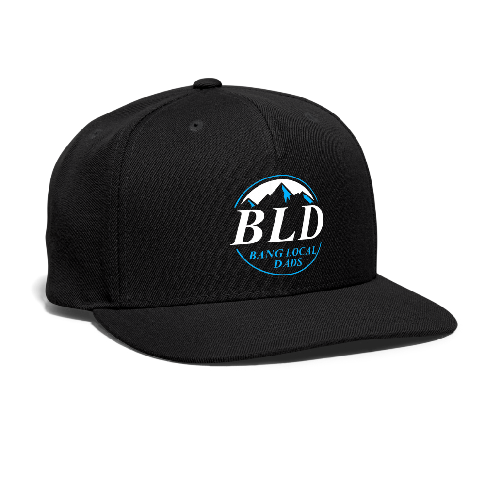 Bang Local Dads Snapback Baseball Cap - black