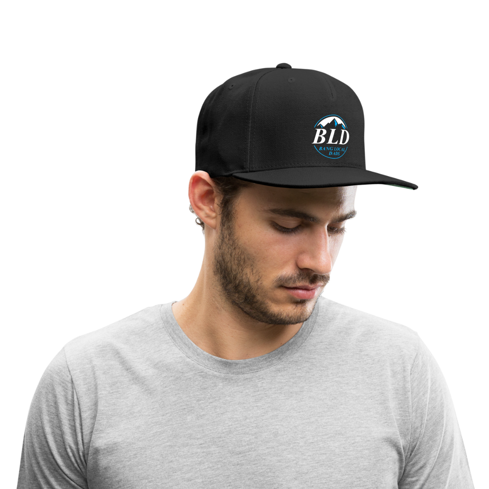 Bang Local Dads Snapback Baseball Cap - black