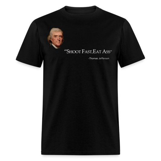 Shoot fast eat Unisex Classic T-Shirt - black