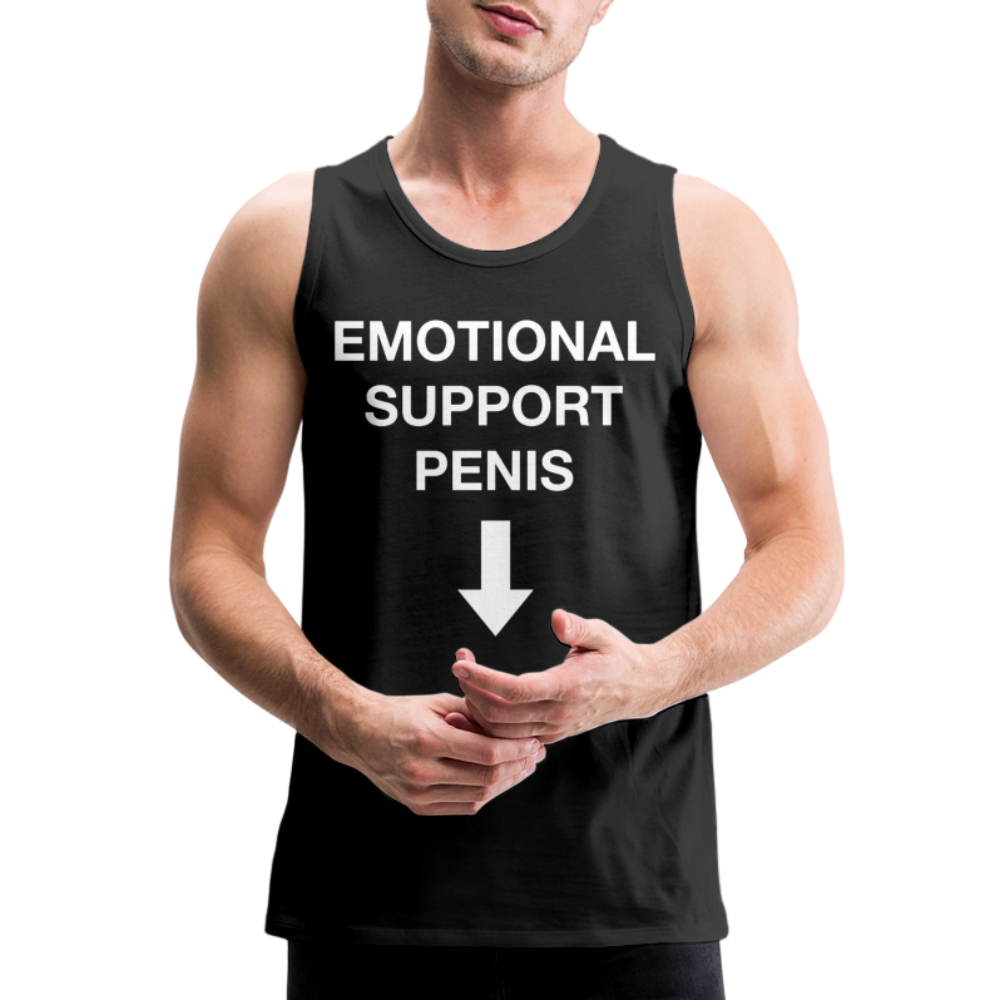 Emotional support funny lake Men’s Premium Tank - black