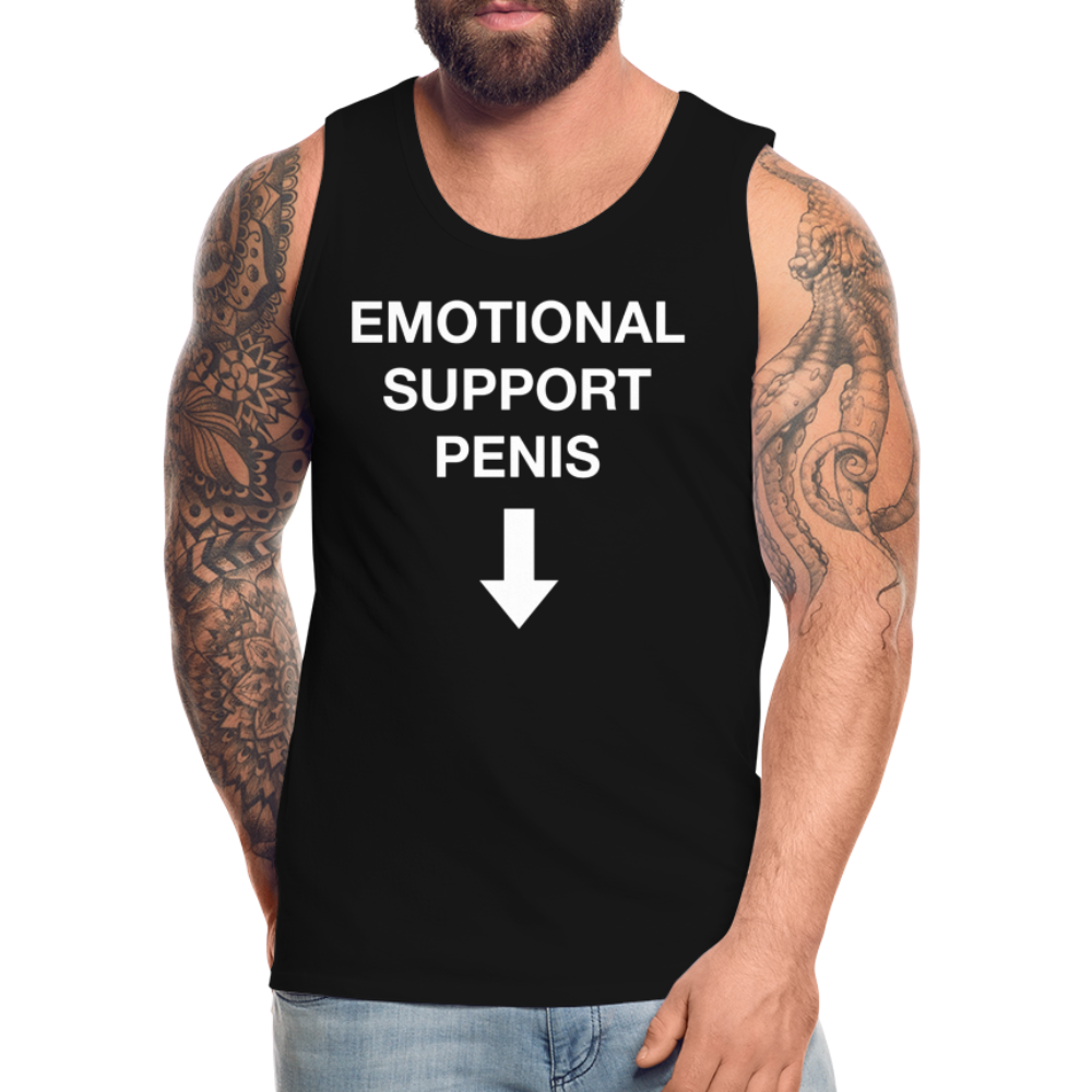 Emotional support funny lake Men’s Premium Tank - black